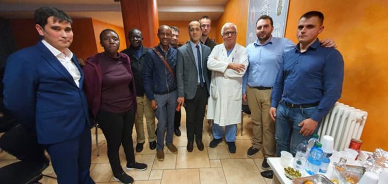 Dr Tursunov, Dr Nkwine, Dr Aliku, Dr Kajese, Dr Samokhin, Abdullaev, Dr Iosifescu, Prof